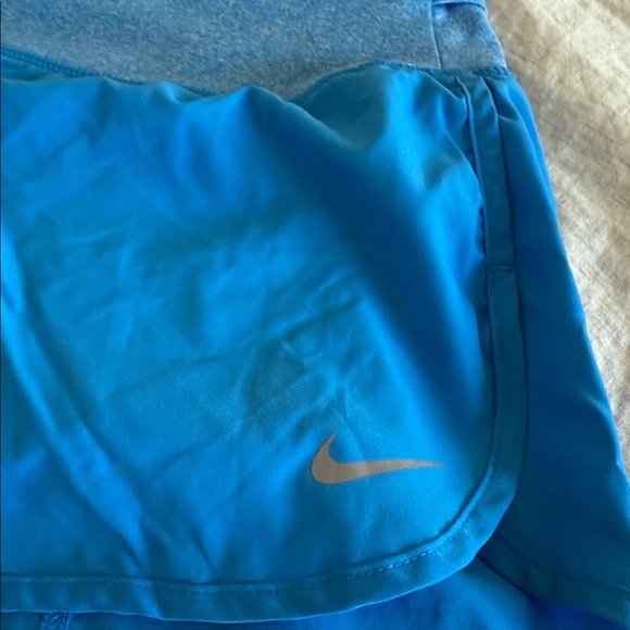 Nike Women's Athletic Shorts in Blue and Gray - Picture 4 of 5